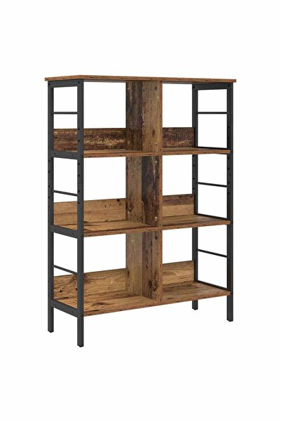 vidaxl Raft pentru cărți 6 niveluri 82 x 32 x 112 cm Lemn prelucrat