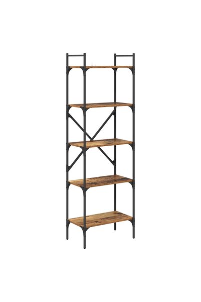 vidaxl Bibliotecă 5 niveluri 56 x 32 x 174 cm Lemn prelucrat