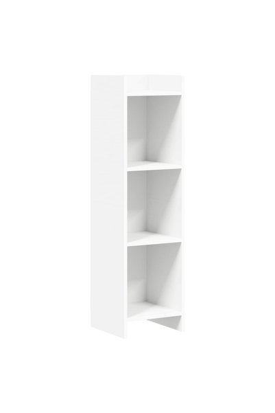 vidaxl Bibliotecă Alb 30 x 30 x 111 cm Lemn prelucrat