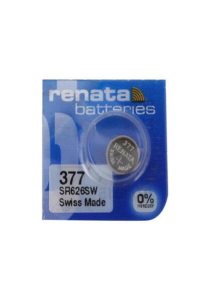 RENATA 377/SR626SW Μπαταρία ρολογιού οξειδίου του αργύρου 1.55V 1 τεμάχιο.
