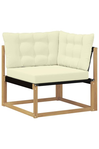 vidaxl Sofa Colțar pentru Exterior Lemn Solid de Acacia