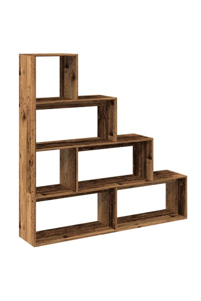 vidaxl Bibliotecă/separator 4 niveluri, lemn 143,5x29x143,5 cm lemn