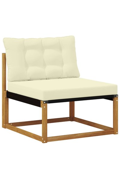 vidaxl Canapea Medie pentru Exterior Lemn Solid de Acacia