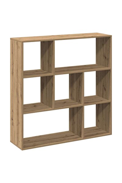 vidaxl Bibliotecă/separator, stejar artizanal, 102x29x103,5 cm, lemn