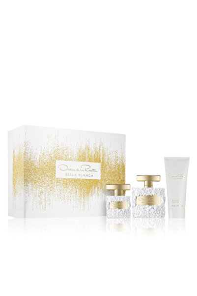Oscar De La Renta BELLA BLANCA (W) SET EDP 100 مل + EDP 30 مل + لوشن للجسم 10...