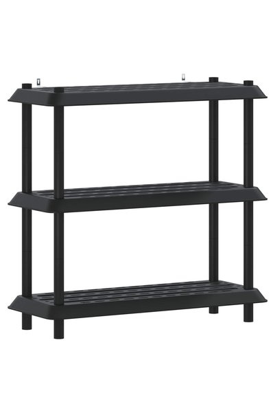 vidaxl Unitate de rafturi 3 niveluri 100 x 40 x 96 cm PP Antracit