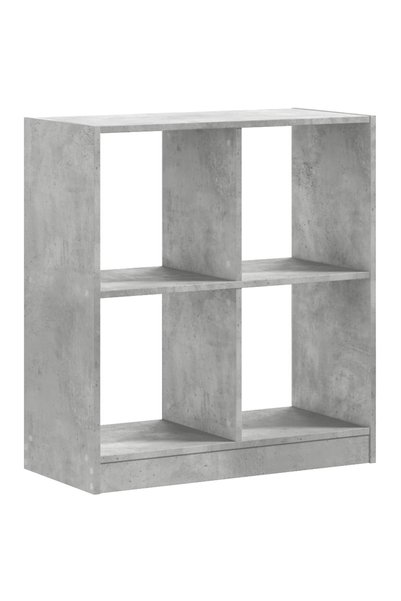 vidaxl Bibliotecă, gri beton, 68,5x32x75 cm, lemn prelucrat