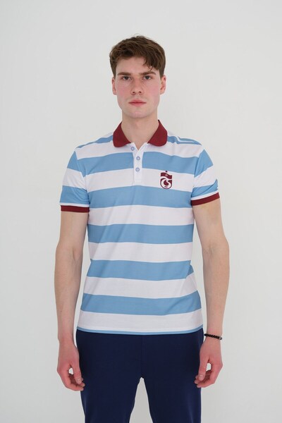 TSCLUB TSHIRT POLO YAKA ÇİZGİLİ