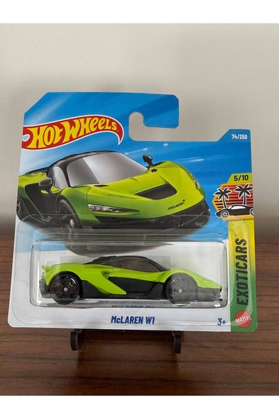 HOT WHEELS McLaren W1 HW Exoticars Serisi Yeşil Kısa Kart Model Araba