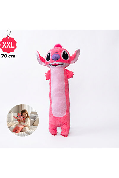 DrKala Jucarie de Plus Stitch si Lilo Albastru, Perna Hipoalergenica pentru I...