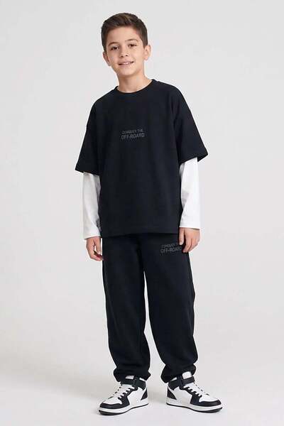 DMB KİDS Boy's 3-Piece Tracksuit Set Dmb-4206