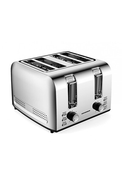 Heinner HTP-4S1500SS Prăjitor de pâine din oțel inoxidabil cu 4 felii, 1500 W...