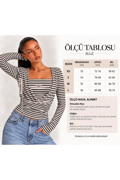 World Fashion Trends Square Neck Gathered Long Sleeve Blouse