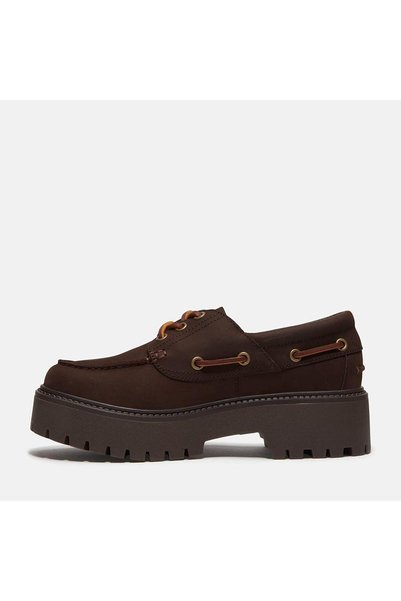 Timberland Stone Street Boat Shoe Women's Shoes Tb0A2Gvfw071 Brown-38,5