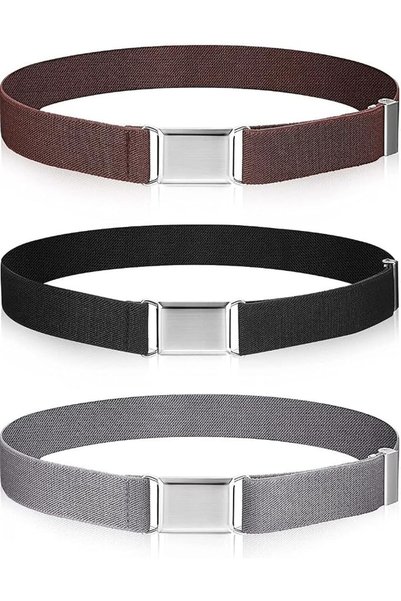 GENERAL 3 Pieces Kids Magnetic Belt Adjustable Fashion Belt with Magnetic Buc...