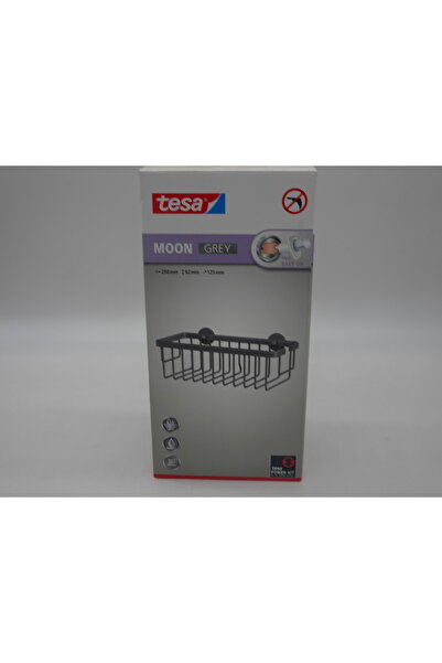 Tesa Etajera baie din metal Moon Black