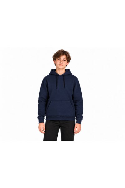 Maskot Çocuk 27510-26 Unisex Hooded Kangaroo Pocket 3 Thread Raster Sweatshirt 9-12 Years