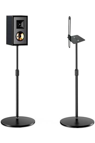 4yyuıolkfhj Speaker Stands- Height Adjustable for Universal Satellite Speaker...