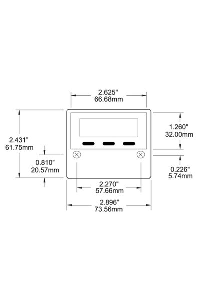 Blue Sea Systems Dijital Voltmetre 0-60V DC