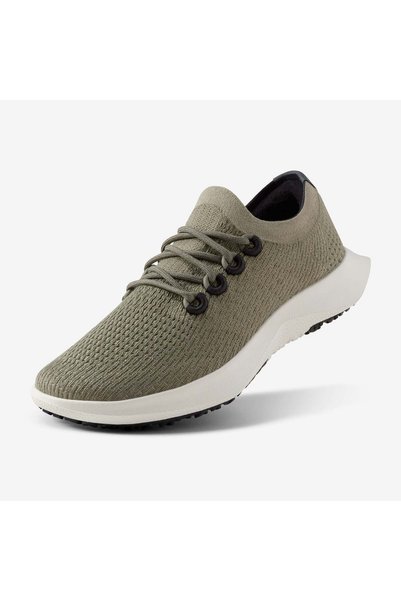 Allbirds Women's Tree Dasher 2 - Rugged Green (Natural White Sole)-Rugged Gre...