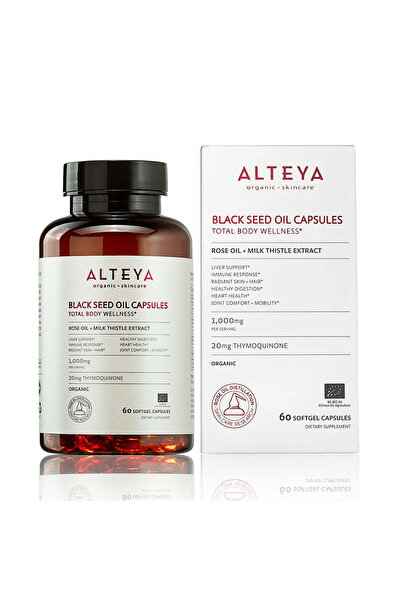 Alteya Organics CAPSULE PREMIUM CU ULEI DE SEMINȚE NEGRE, ULEI DE TRANDAFIR +...