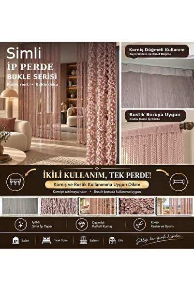 AKÇA TEKSTİL Draperije - Bela