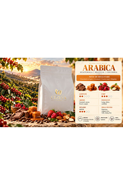 Cezeva Caffe Cafea BOABE - ARABICA 1 Kg