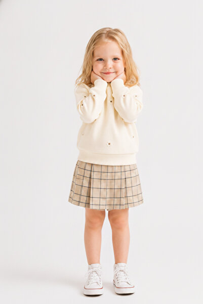 nk kids Girl's daisy print sweatshirt