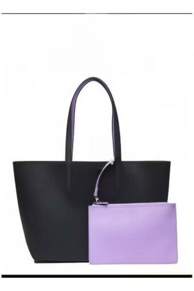 LUMI Women's Double sided Two tone Large Capacity Handbag, Fashionable Multi ...