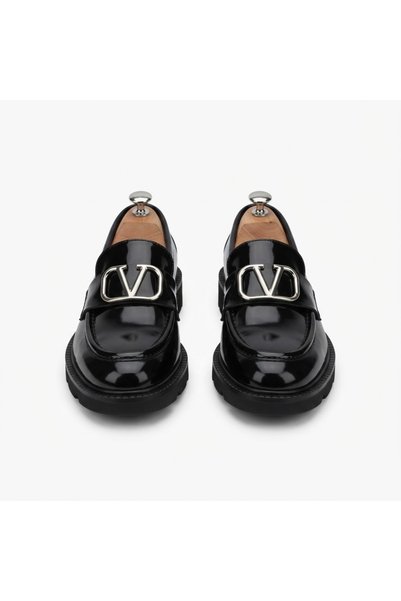 Martinetto 100% Genuine Leather Black Patent Leather Classic Daily New Season...