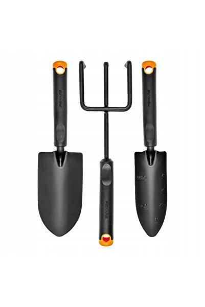 FiSKARS Set de unelte ergonomice pentru plantare 3 El. Kielnia și Widelec