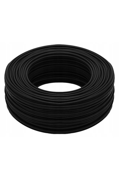 NO BRAND Cablu electric DY 1,5 H07V-U de instalație cupru negru 100m