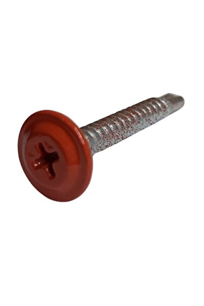 Etanco Șuruburi autofiletante 4,2x32 pentru tablă, cu șaibă, RAL3020 GM-B250pcs