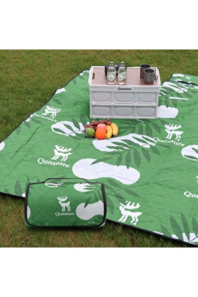 Qunature Pătură de picnic, pătură izotermă pentru bivuac și camping 200X200 6...