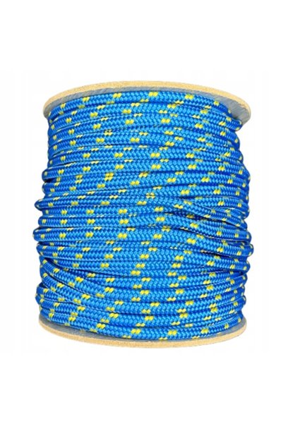 NO BRAND Frânghie LINA din polipropilenă, împletită, pentru navigație, 8mm, 100m