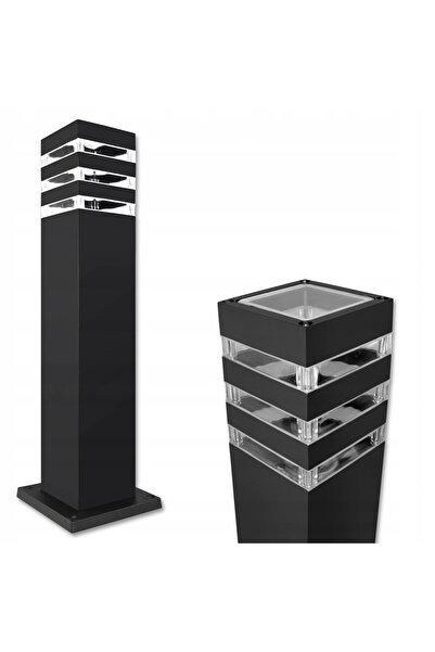 MasterLED Lampă LED de exterior E27 MALIBU 9x9 50cm, tip stâlp, negru
