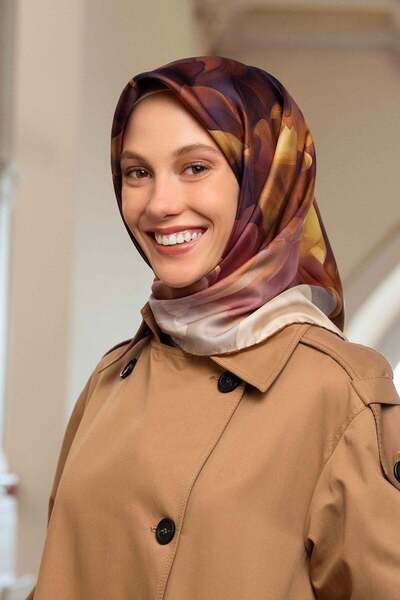 Armine Silk Scarf - 9244D-01 - Tivil