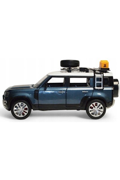 NO BRAND Mașină metalică Land Rover Defender cu lumini și sunete, scară 1:24