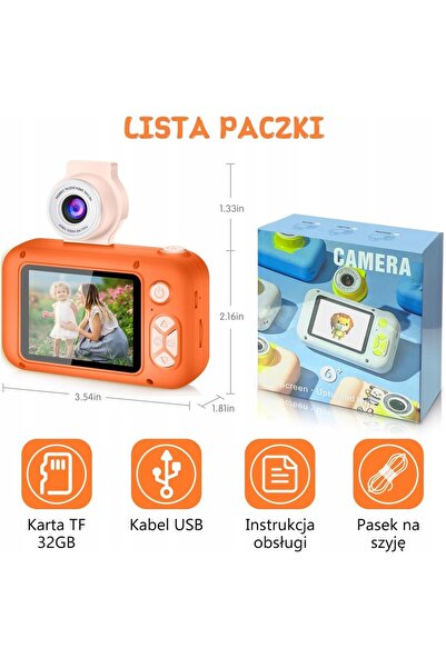 NO BRAND Camere de acțiune - Auriu