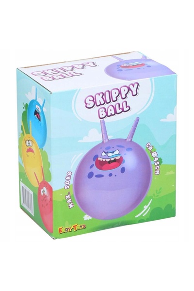 Eddy Toys Minge săritoare cu corn 45cm mov