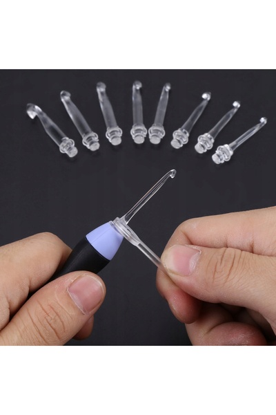 NO BRAND Ace de croșetat cu LED, Set de croșetat 2.5-6.5mm