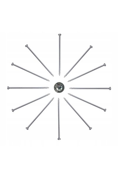 Domax Șuruburi de tâmplărie pentru lemn 8x500mm, filet complet, conice, 50 bu...