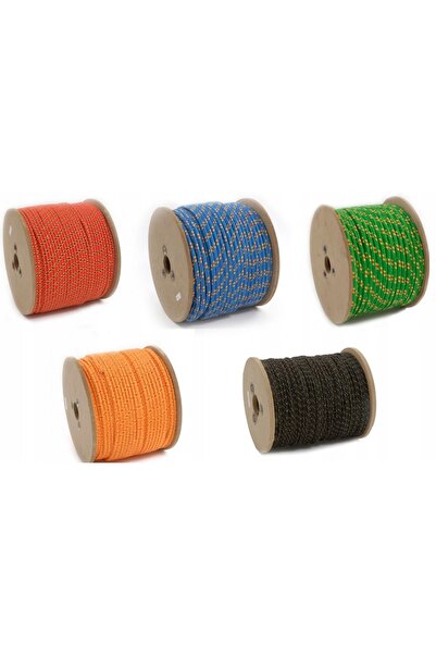 NO BRAND Frânghie din polipropilenă 6mm 100M, cu construcție împletită, pentr...