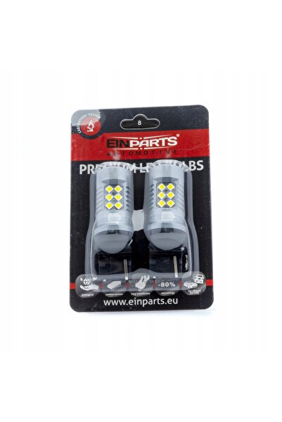 EinParts Automotive Becuri LED W21W 7440 cu CANBUS pentru lumini de marșarier...