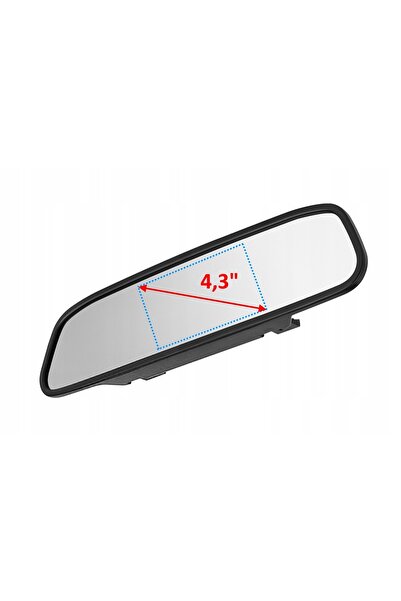 NO BRAND Monitor LCD de 4.3'' în oglindă pentru cameră de marșarier și parcare