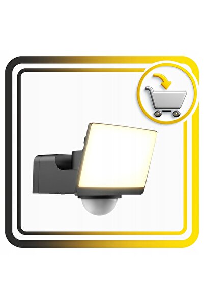 NO BRAND Proiector LED cu senzor de mișcare 30W 2000lm neutru 4000K carcasă IP54