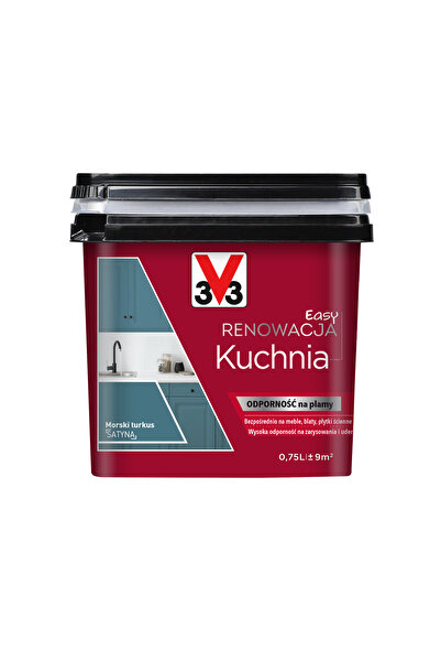 V33 RENOVARE UȘOARĂ BUCĂTĂRIE TURCOAZ MARIN 0.75L