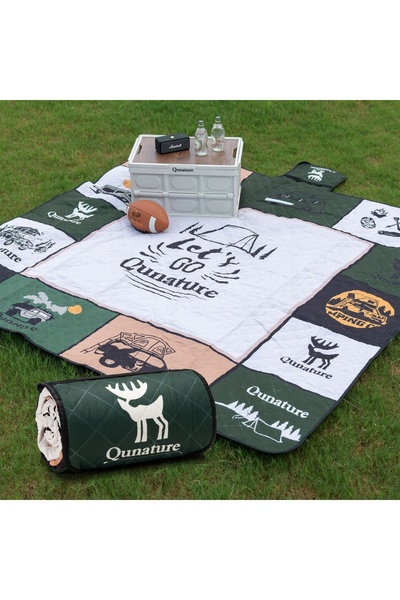 Qunature Pătură de picnic, pătură de camping izotermă 200X200 60004602 RETRO