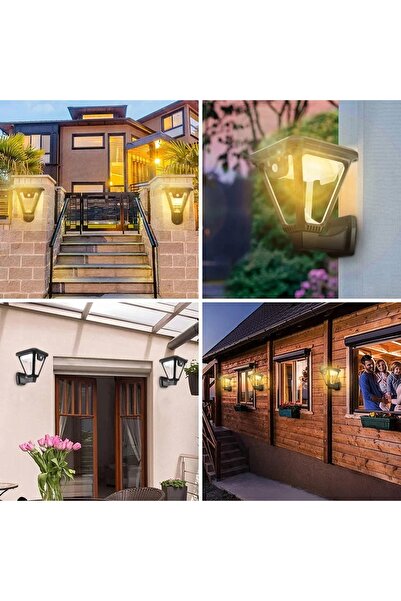 NO BRAND Lampă de perete pentru grădină, cu senzor de mișcare, iluminare LED,...