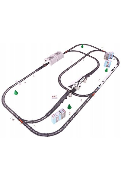 Ramiz Tren electric pentru copii, circuit gigant cu pod și tunel, 2 nivele, 9...
